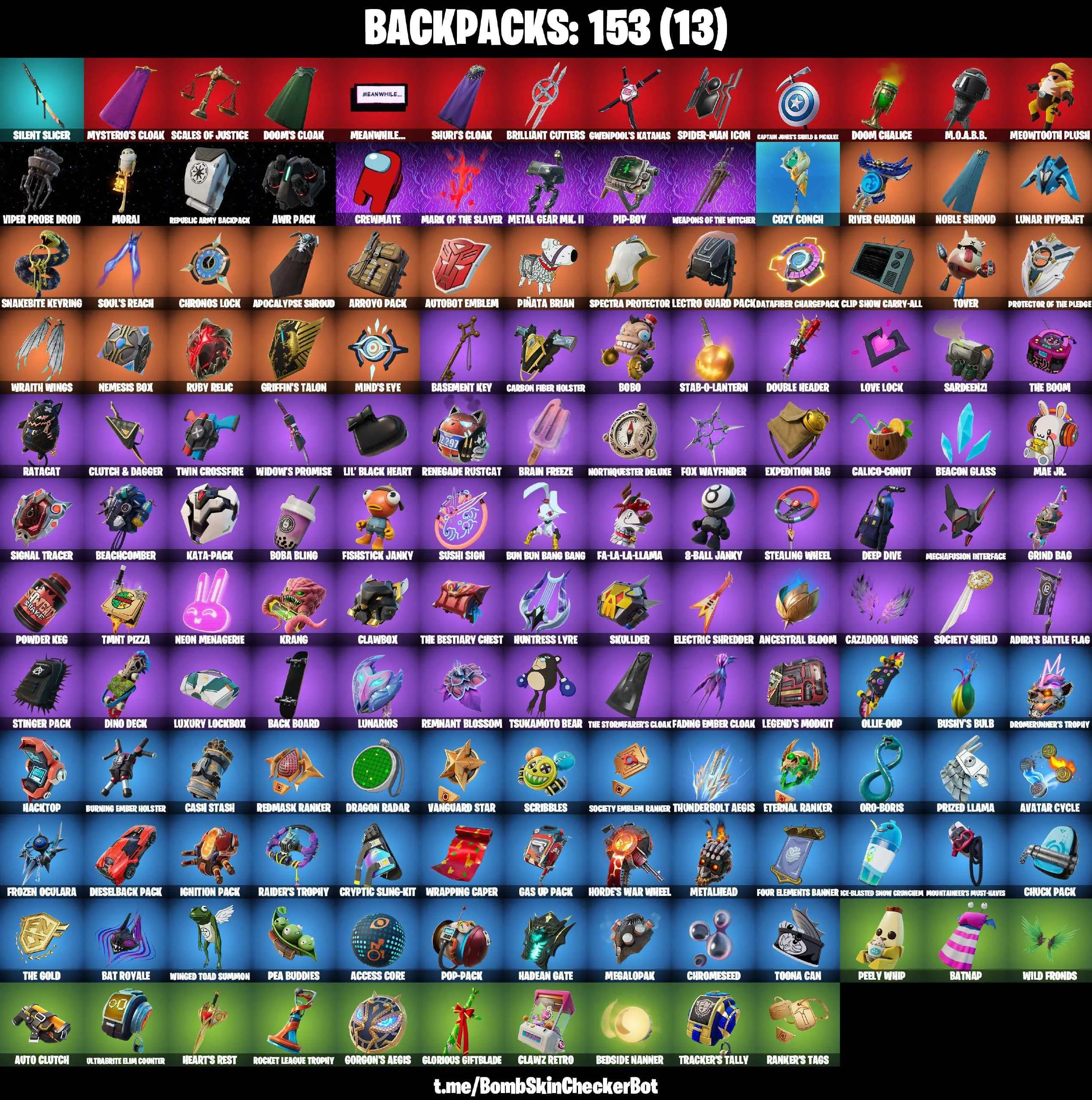 ❤️109 SKINS❤️GET GRIDDY❤️YUJI ITADORI❤️STREETWEAR YUJI ITADORI❤️SPIDER-GWEN STACY❤️SPIDER-MAN(NO WAY HOME)❤️DARTH VADER❤️AHSOKA TANO❤️STAR WAND❤️EREN JAEGER❤️MICHAEL MYERS❤️MAX STYLES(ERA❤️EVIE❤️MYSTICA❤️HESLIE❤️MEOW SKULLS❤️BYTES)❤️AURA❤️MARIPOSA❤️ARTEMIS❤️