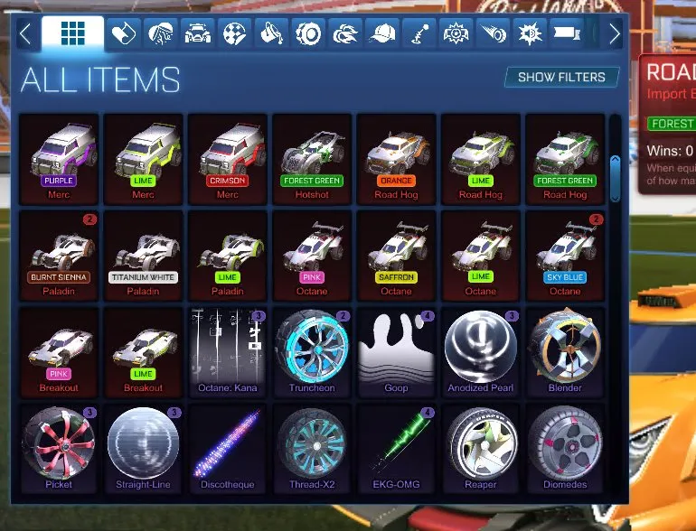 STOCK628 //Fennec, 45 Cars, Anodized Pearl, Exotic Drops, Painted Bodies (K)