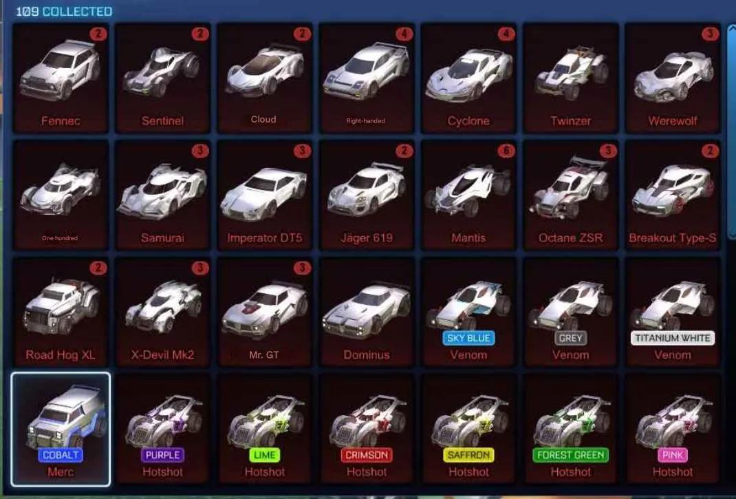 STOCK827 //Fennec, 100+ Painted Cars, 40+ Black Markets, 200+ Imports, 100+ Exotics (K)