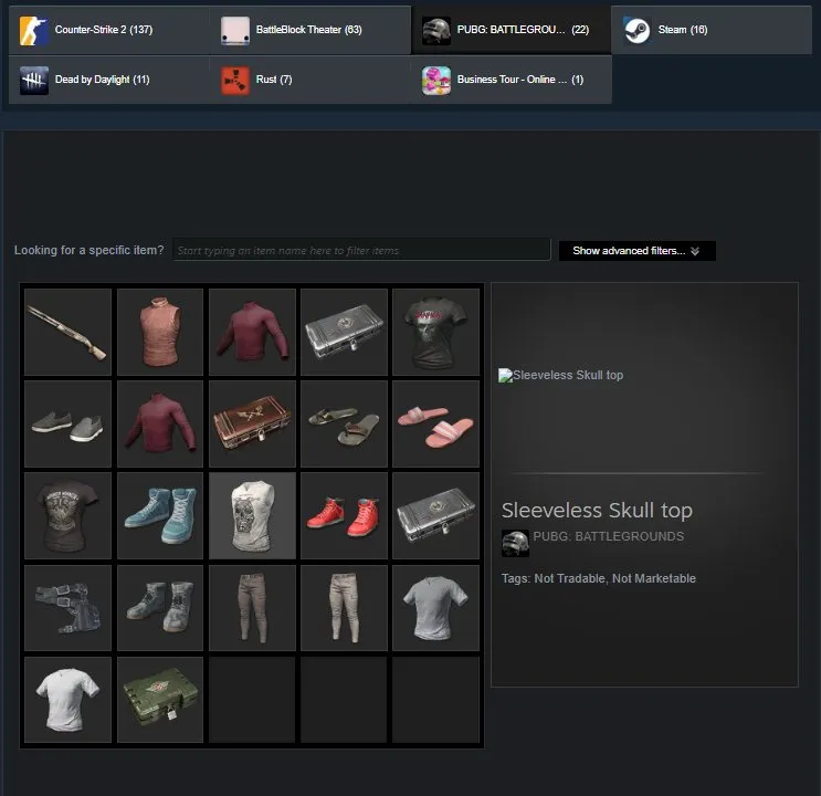 ✧・゚:*✧ 15% OFF ✧・゚:*✧ Big News: Prices Crashed Rust Account - Male Character, Frog Boots, 124 Kills, 269 Deaths, 249 Hours, PUBG Items(#E13494564f) ✧・゚:*✧