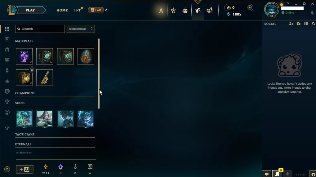 🔥 EUW League of Legends Account | 🟡 40 Champions | | 📈 Level 41 | 🔵 6 Skins | 💰 1805 BE | 🟠 Full Access | 🟤 Can change name | 🔴 LOL Account for Sale
