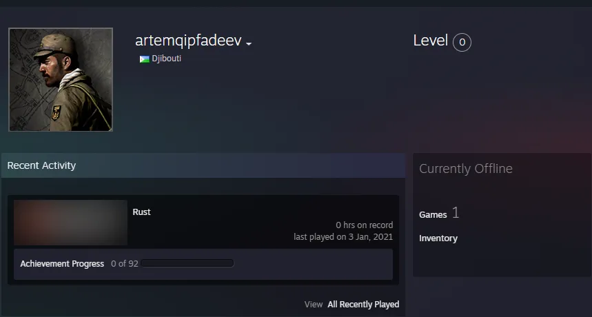 RT219 Rust Account with All 540 Twitch & Kick Drops (Rounds 1–47) – Full Skins Collection, Weapons, Armor, Clothing & Base Items