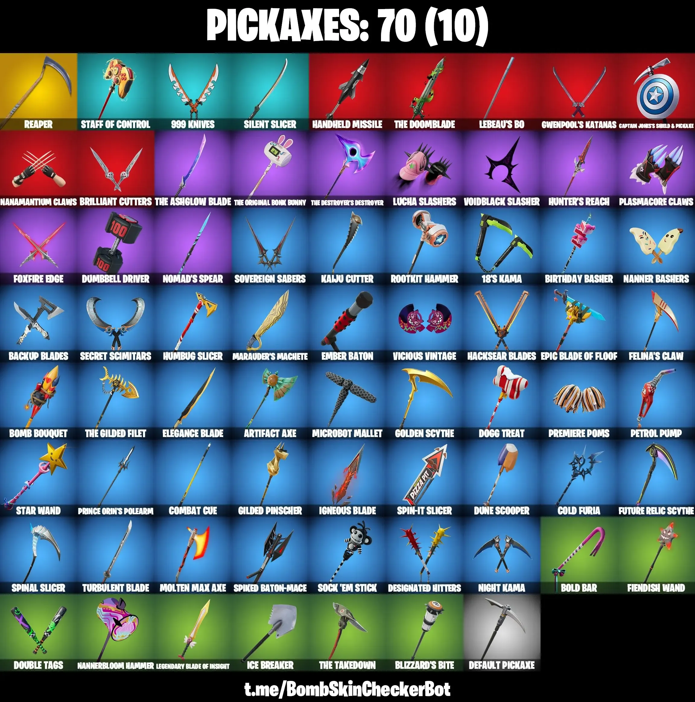 [PC/PSN/XBOX/NINTENDO/MOBILE] 52 SKINS | SLAYER JUICE WRLD | SANTA DOGG | KHABY LAME | DOOM | GWENPOOL | WAR MACHINE | PEELVERINE | EMMA FROST | RENZO THE DESTROYER | ERA | FISH THICC | STRAY | FELINA |