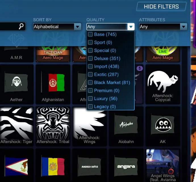 STOCK505 //TW Octane, Fennec, Black Splash, Apex Wheels, Aero Mage Painted, Multiple Black Market Decals