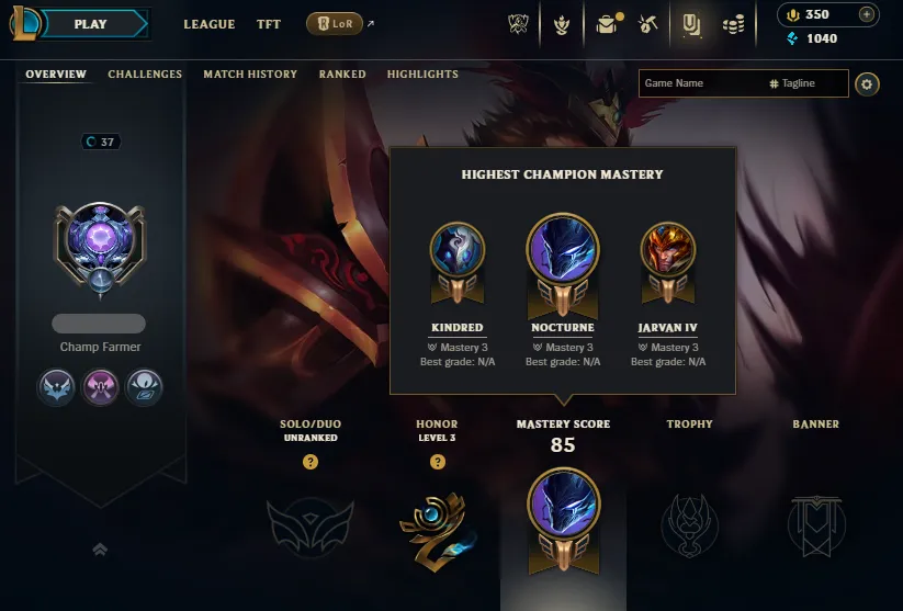 Emerald MMR🔥Now Unranked Handleveled💎31Champs 5Skins⭐Name Changeable🔓Unverified Email✅Lifetime Ownership Guarantee