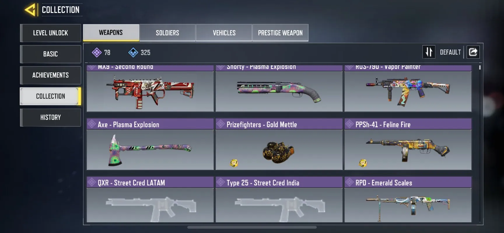 CODM69 High Level 213 Garena Account | 78 Epic Weapons | 30 Epic Characters 