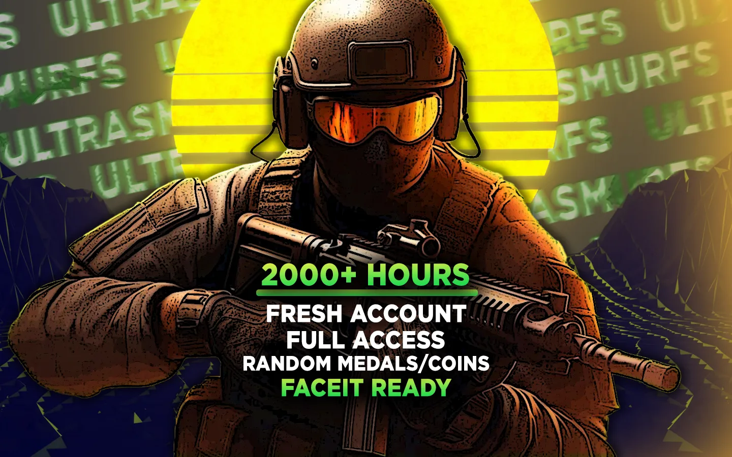 【CS2】2000+ Hours / Original Email / No Prime