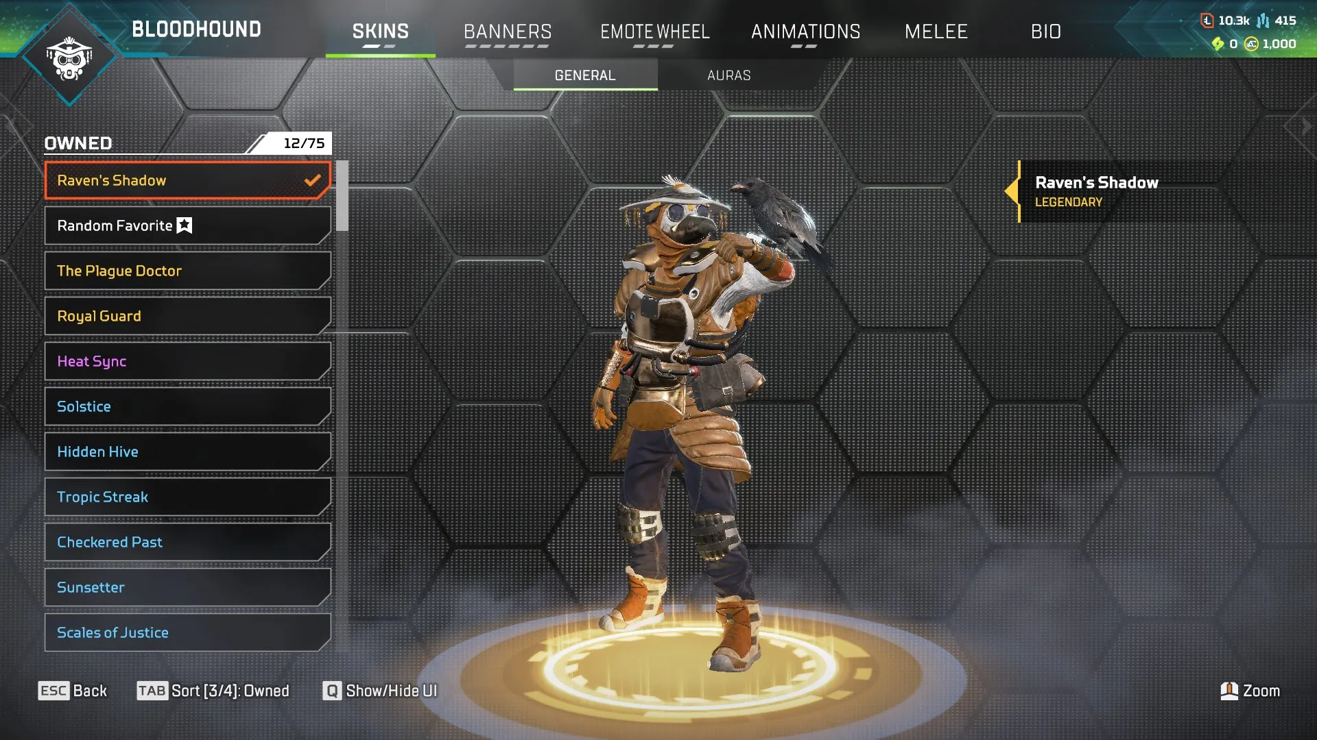 AP649 83 Legendary Items Bloodhound Heirloom Raven’s Bite + El Tigre Octane Blood Ritual Revenant Absolute Zero Horizon