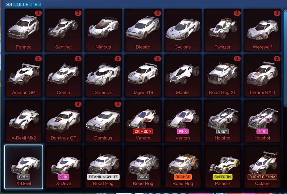 STOCK618 //Premium Fennec Account with 49 Black Markets, Painted Standards, Bubbly, Electroshock, Fireworks, Hellfire (K)
