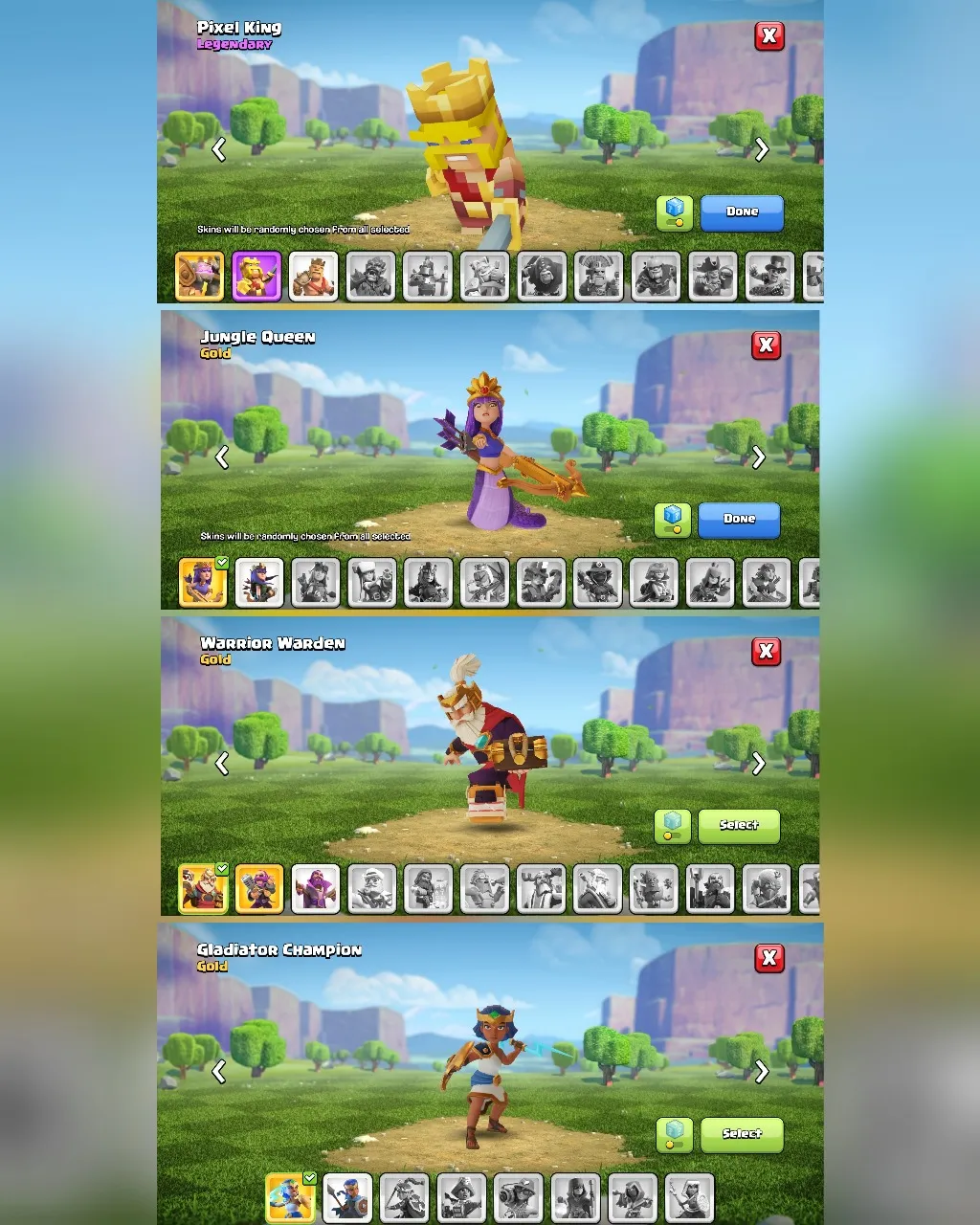 C007 TH14 SCENERY2 JUNGLE,PIXEL-XP154-1,871 GEMS-CN 0 GEMS-BK42 SKIN2 GG5-AQ39 SKIN JUNGLE QUEEN-GW34 SKIN2-RC13 SKIN GLADIATOR