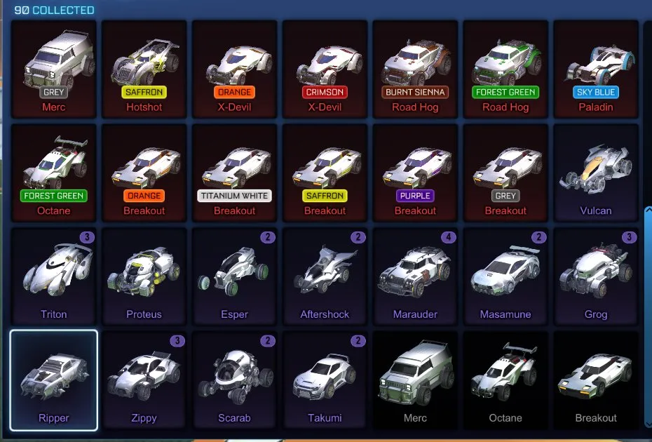 STOCK637 //ACC with Dominus, Endo, TW Standard Boost, 50+ Cars, Many Black Market Goal Explosions (K)