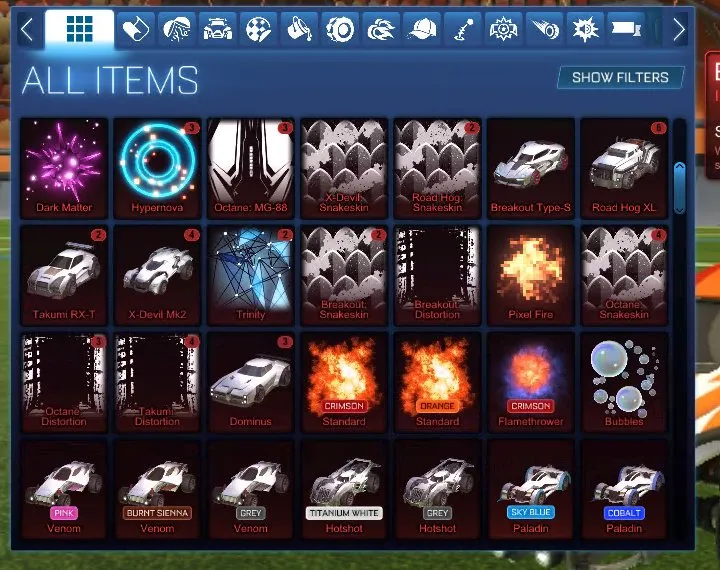 STOCK768 //ACC with Dominus, Mantis, 250+ Black Markets / Exotics / Imports, Titanium White & Colored Bodies(K)