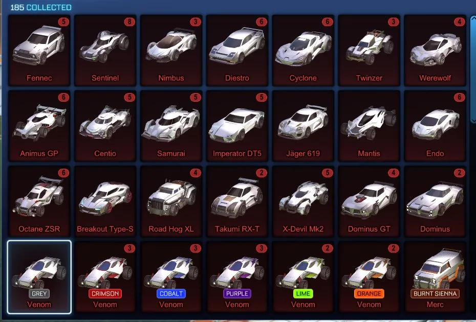 STOCK629 //Titanium White Apex Aero Mage Car Collection with 80 Black Market Decals (K)