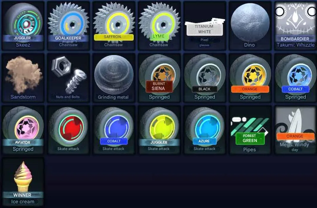 RL981 //Dingo + Octane Belgium + Zomba + Electroshock + Liquid Gold + Chainsaw Set (K)