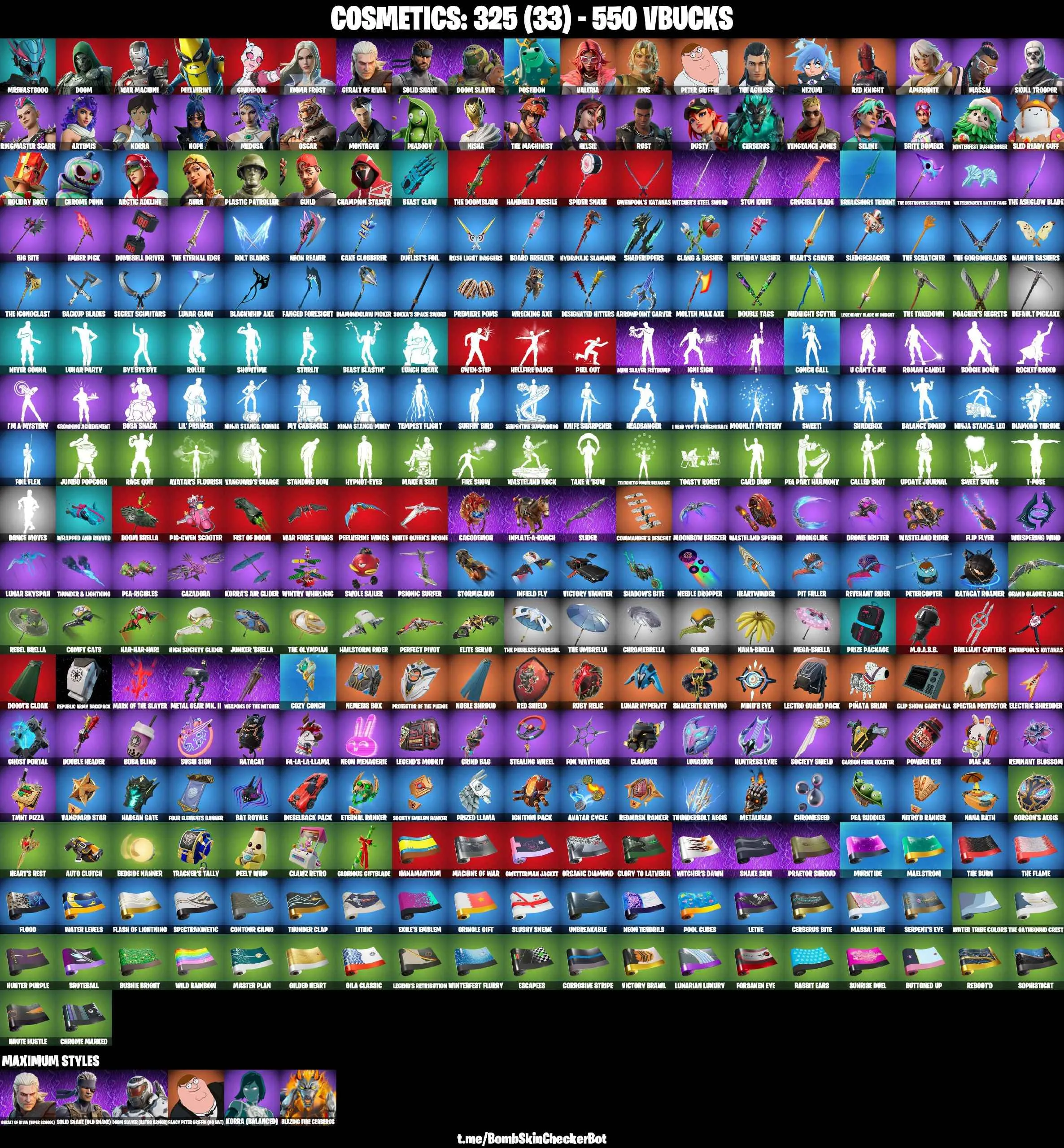 ❤️45 SKINS❤️SKULL TROOPER❤️PLASTIC PATROLLER❤️HELSIE❤️ARTEMIS❤️AURA❤️HOPE❤️MEDUSA❤️GUILD❤️CHAMPION STASHD❤️STARLIT❤️CAN PLAY ON PSN❤️XBOX❤️PC❤️NINTENDO❤️MOBILE❤️550 VBUCKS❤️FULL EMAIL ACCESS❤️