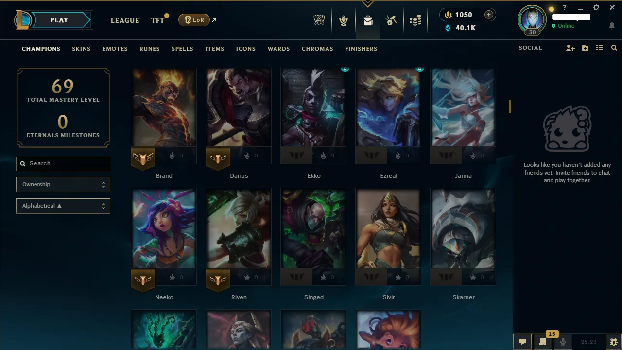 🌎EUW🏆Ranked Ready✅HandMade⭐️1050RP ✅untouchable Loot 🔥Skins +5 ❄️+40K BLue ✅🏆14 Champions Owned✅️Unverified Email🚀instant delivery