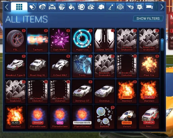 STOCK686 //Fennec, Black Standard Boost, 150+ Drops, Massive Mystery Goal Explosion Collection (K)