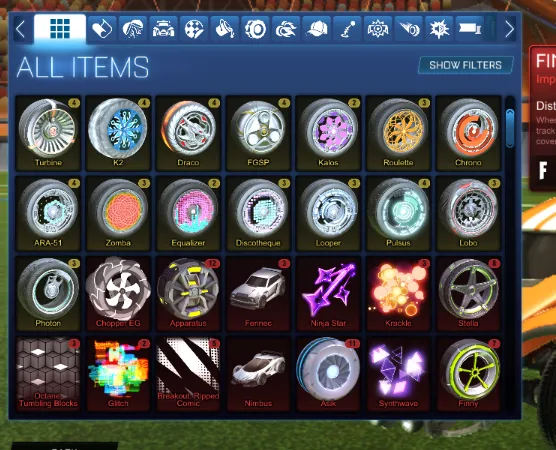 STOCK878 //Fennec Dominus 300+ BMs Exotics Imports Breakout Bodies Turbo K2 Draco FGRP Katana Roulette Chrono (K)