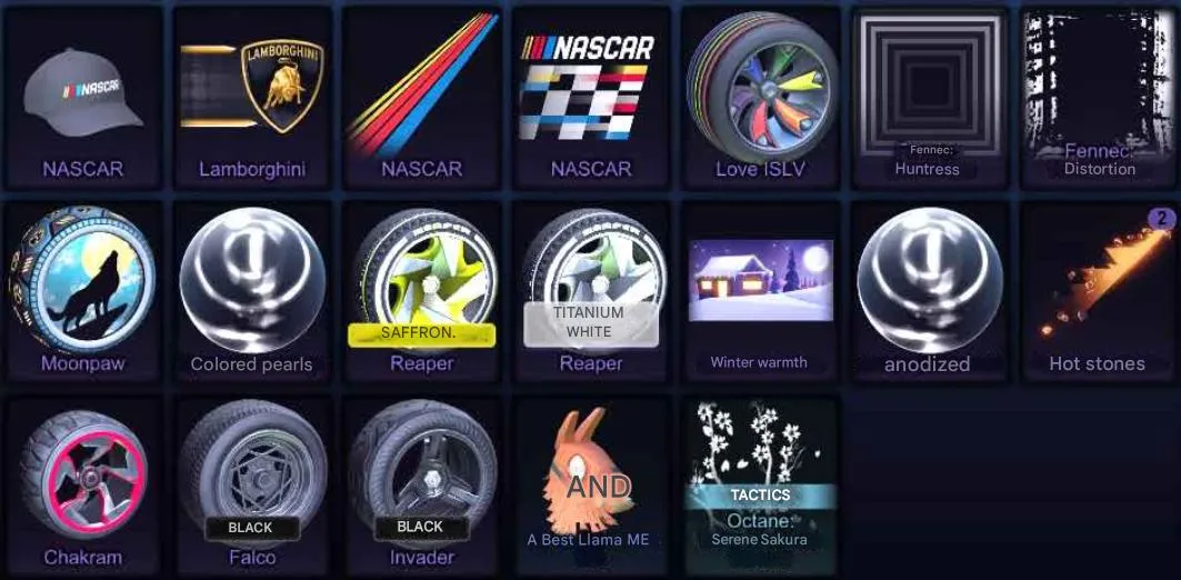 STOCK818 //Skyline R32 Fennec Octane Set with Black Markets & Premium Decals (K)