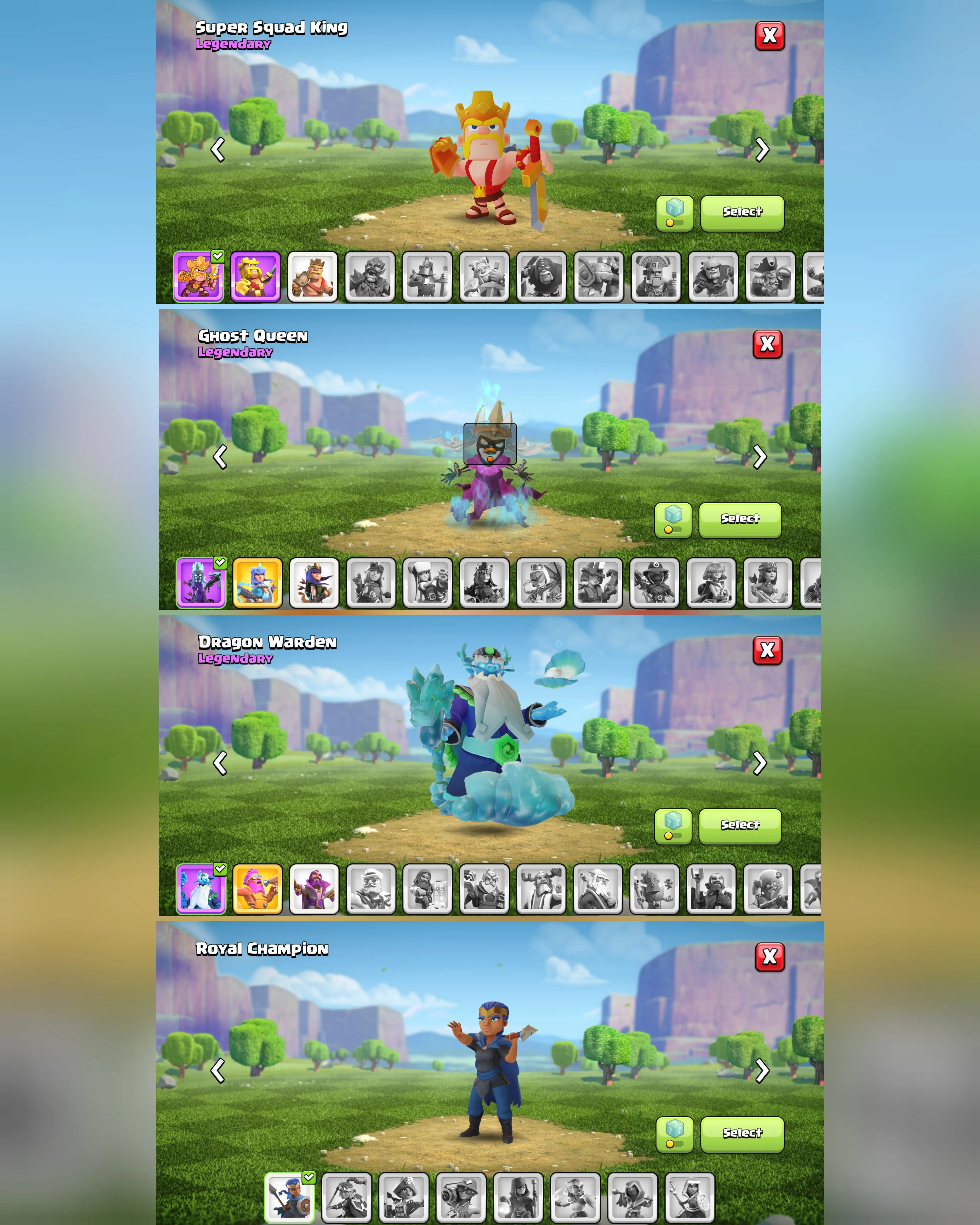 C053 TH13 - XP185 - 1,258 GEMS - CN 1,000 GEMS - BK58 SKIN2 SB7 - AQ73 SKIN2 - GW50 SKIN2 - RC13 - BM16 - BC16