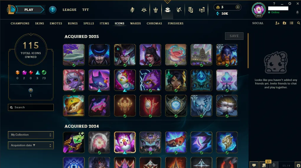 🏆 Mena New Season⌛ Silver 4 🚀  level 243⌛+115 Champ 💯102 SKIN🚀+50k  Blue Essence 🏆 Recovery Info ✅ 
