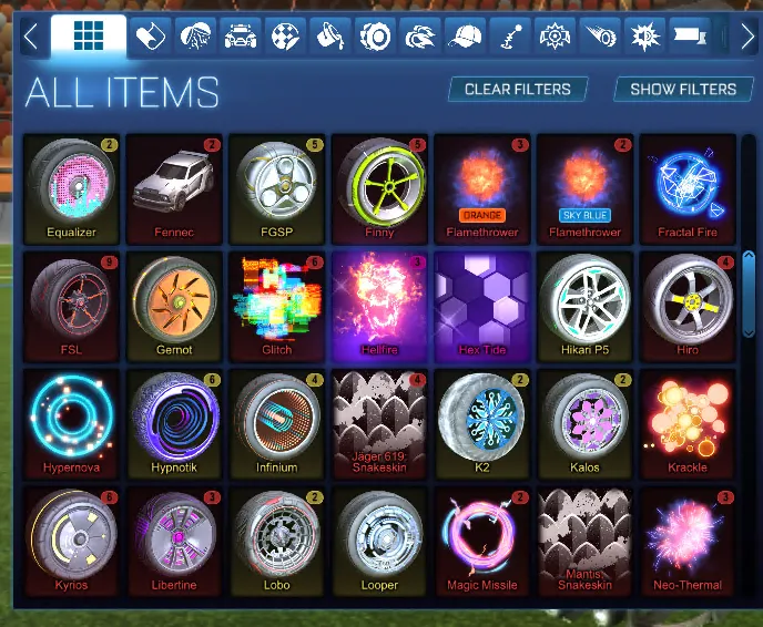 STOCK946 //Fennec Octane ZSR TW Boost 30+ Cars Loaded Account with Aftershock Breakout Centio Cyclo Desto (K)