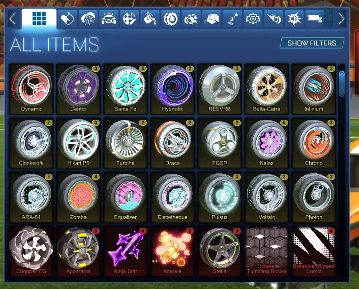 STOCK972 //Endo, Dominus, Octane, 150+ Black Markets, Exotic & Import Wheels, Many Painted Bodies (K)
