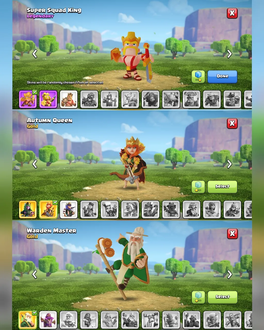 C049 TH12 - XP145 - 982 GEMS - CN 1,500 GEMS - BK58 SKIN2 GG7 - AQ65 SKIN2 - GW37 SKIN WARDEN MASTER - BM18 - BC15