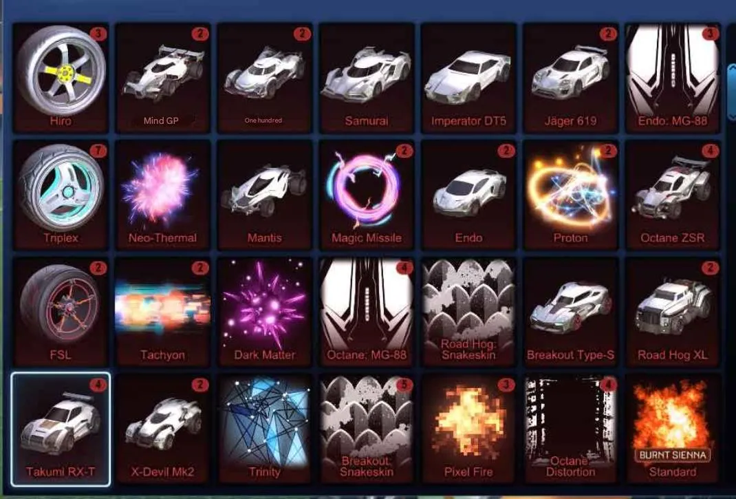 STOCK814 //Fennec With 30+ Black Markets, 250+ Import Exotic Items, Many Painted Cars (K)