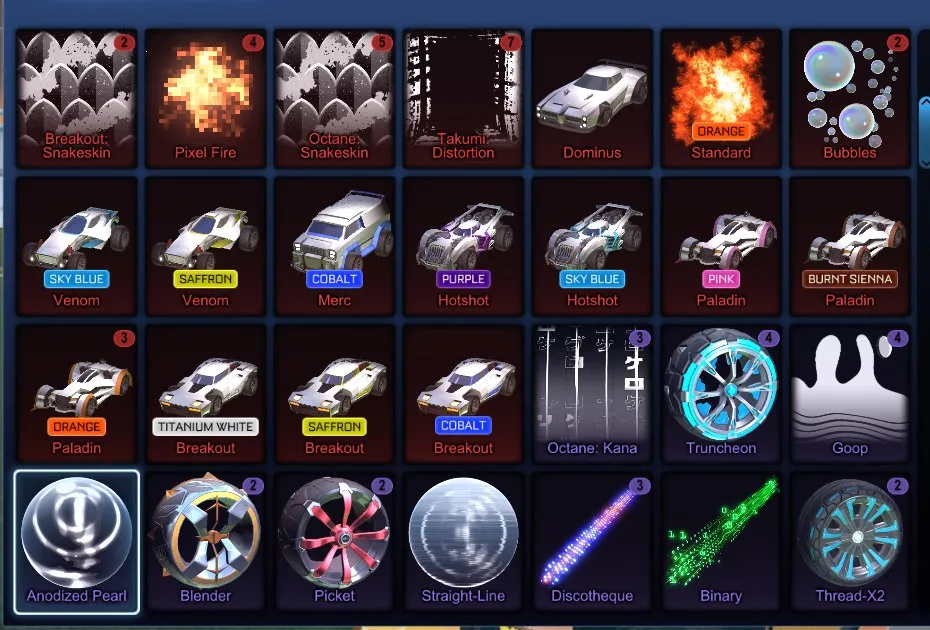 STOCK700 //Dominus, Imperator, Endo, Sentinel, Nimbus, Werewolf, Animus GP, Centio, Samurai, Octane ZSR + 40 Black (K)