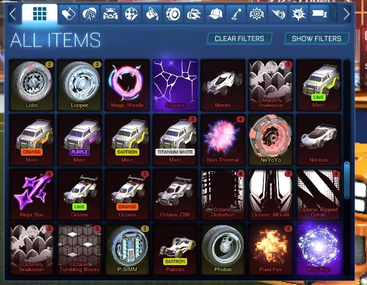 STOCK609 //Fennec Endo Inventory with 135 Exotic Drops, Painted Merc and Road Hog, Titanium White Flamethrower (K)