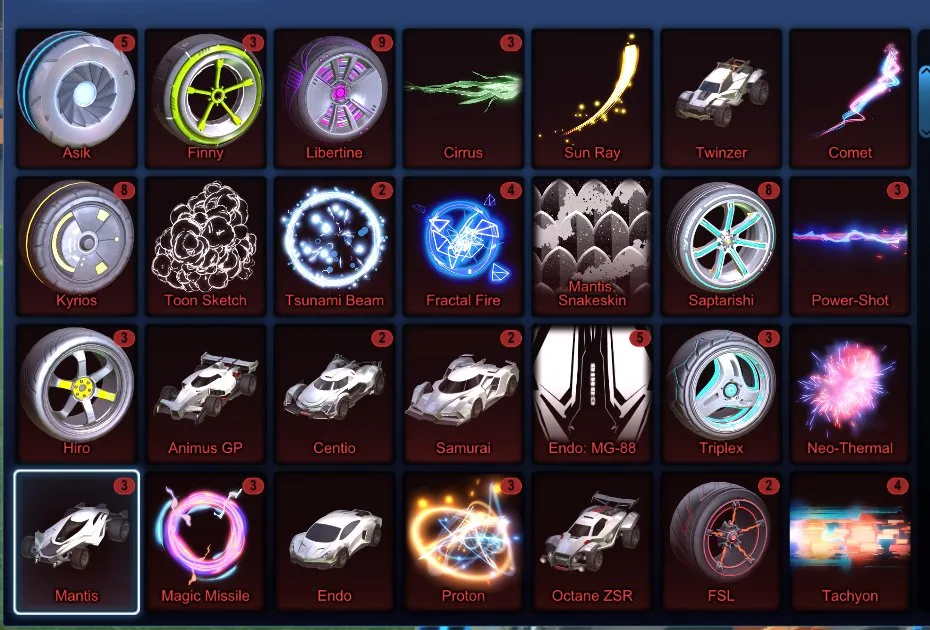 STOCK723 //Purple BM Decals, Fennec, Dominus, 250+ Exotics/Imports (K)