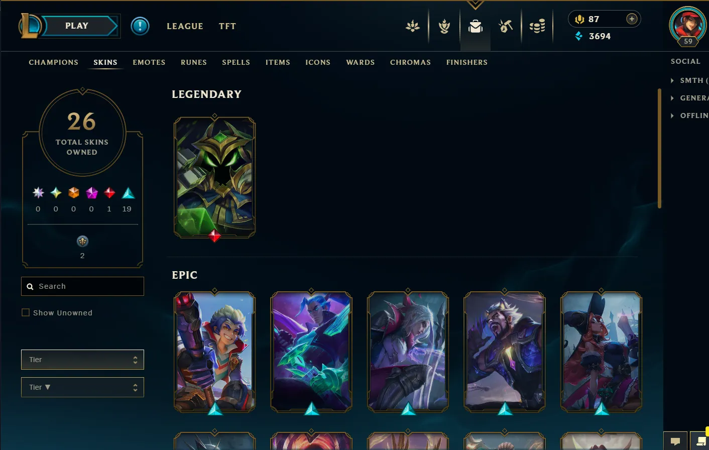 🏆 Mena  League of legends + Eu Valorant Account ✨Amazing skins  🔥 High Level⌛27 Agent + 57 Champ 🏆 28 skin in Leag + 15 skin in valo  🚀 Full Recovery Info ✅