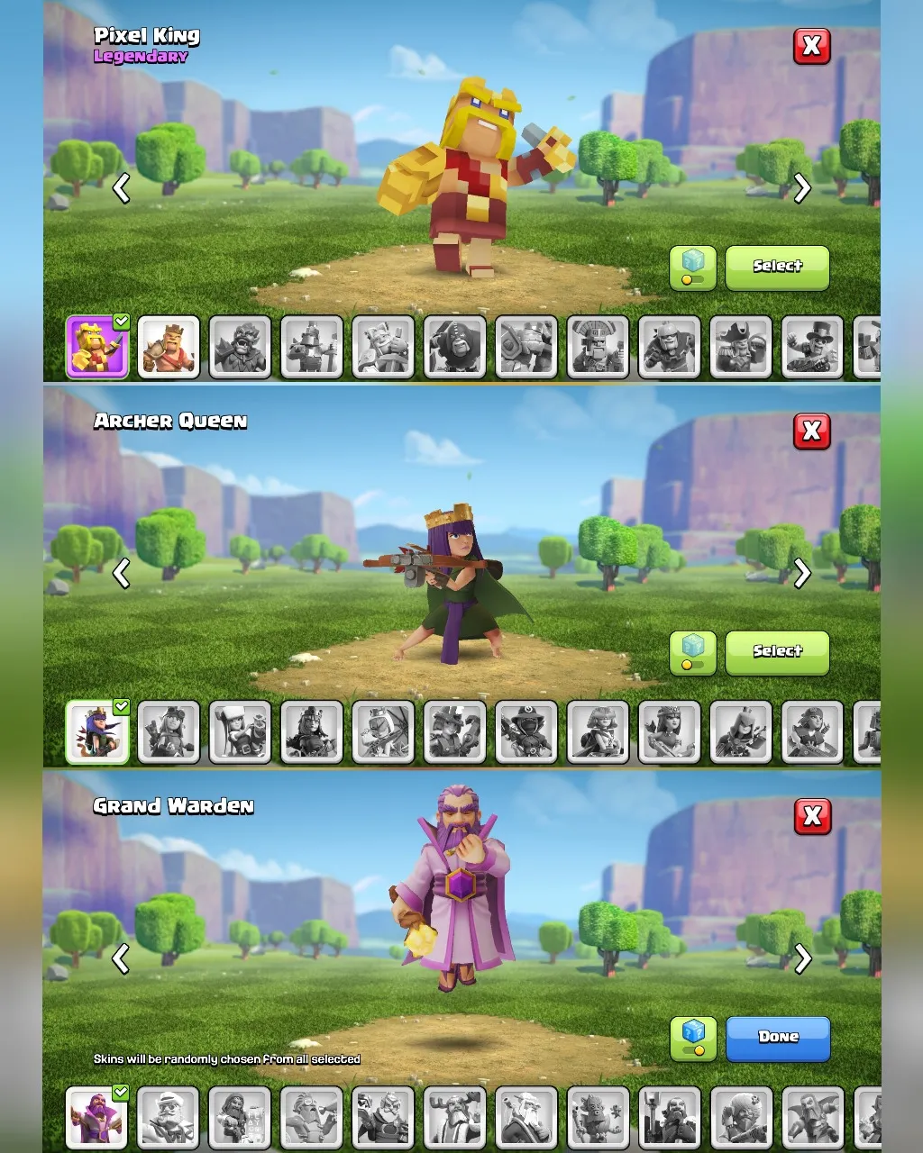 C015 TH12 FULL MAX - XP178 - 1,027 GEMS - CN 1,000 GEMS - BK65 SKIN PIXEL KING - AQ65 FA17 - GW40 - BM12
