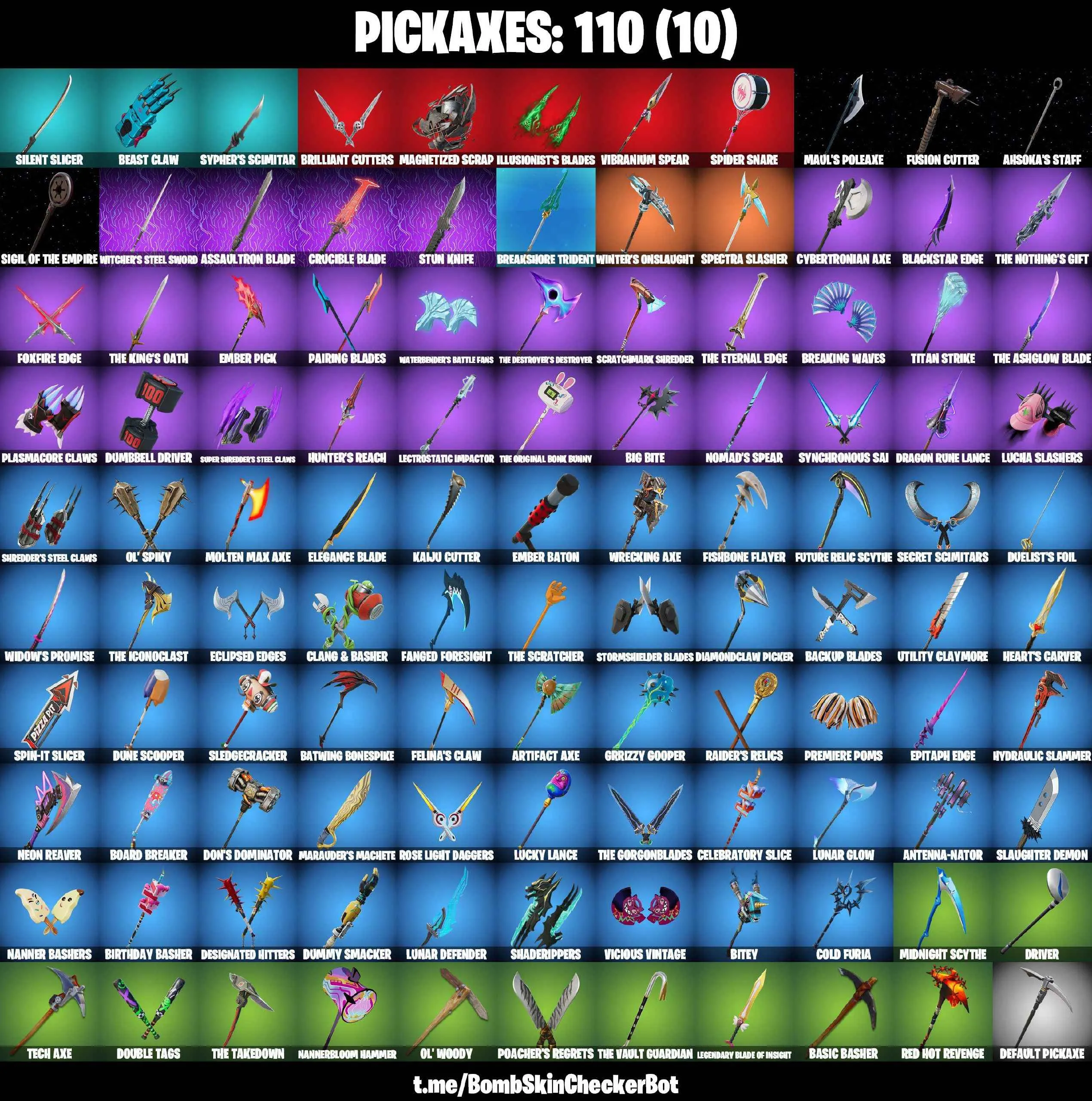 ❤️111 SKINS❤️YUJI ITADORI❤️STREETWEAR YUJI ITADORI❤️GET GRIDDY❤️BACKLASH❤️SKULL TROOPER❤️SPIDER-GWEN STACY❤️CLONE TROOPER❤️AHSOKAS CLONE TROOPER❤️WOLF PACK TROOPER❤️ANAKIN SKYWALKER❤️DARTH MAUL❤️AHSOKAS TANO❤️DARTH VADER❤️CORUSCANT GUARD❤️ERA(MAX)❤️