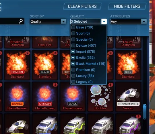 STOCK692 //TW Octane Fennec Luxury Inventory – 200+ Bodies, Apex & Aero Mage Wheels, Black/TW Tactical Nuke (K)