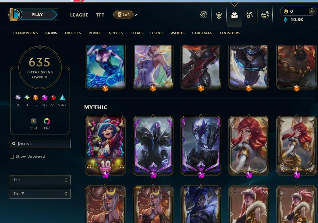 👑(EUW) GOLD III (100% WR, SUPER HIGH ELO) 🚀600+ SKIN