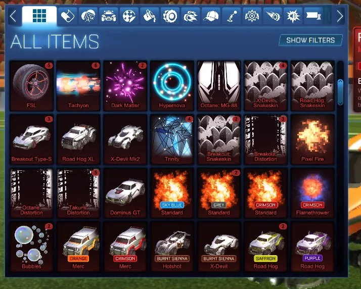 STOCK728 //Stacked Fennec Inventory with Anodized Pearl, Hexed, Fire God, Party Time, Electroshock, Reaper (K)