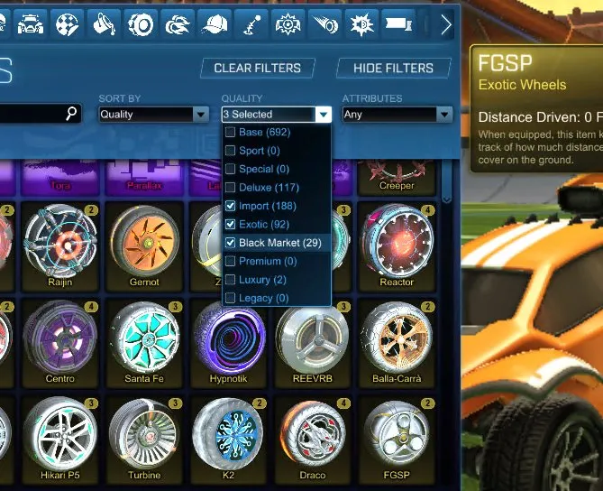 STOCK860 //Fennec + 30+ Cars + 25 BMs - Liquefied Gold, Future Fashion, Octane, Breakout, Titanium White (K)