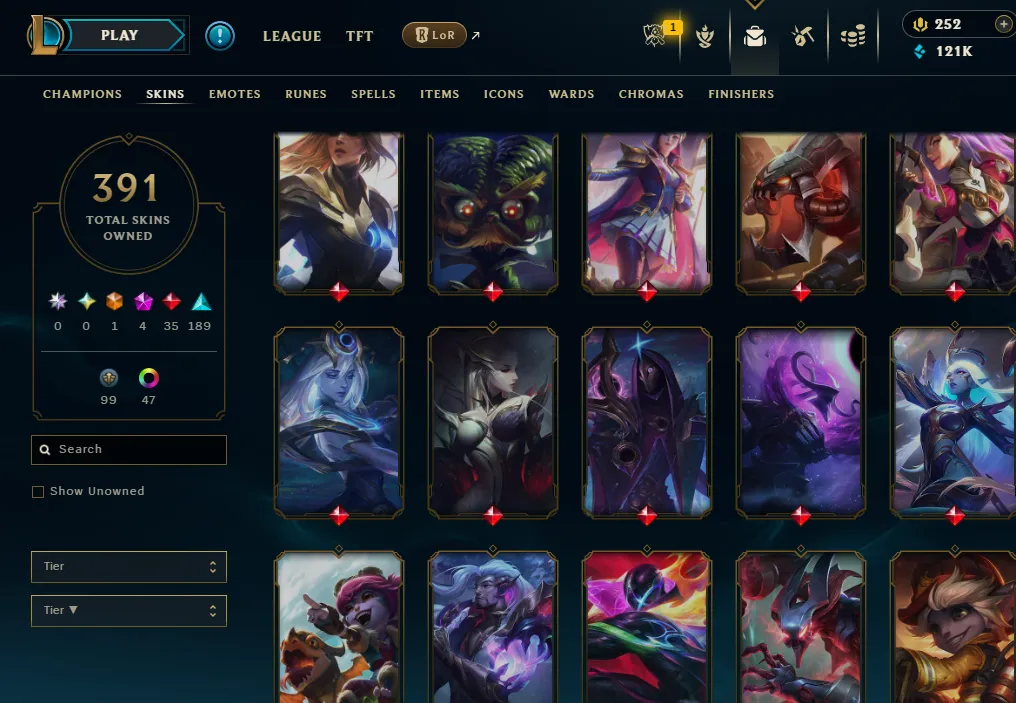 👑(EUW) SILVER II(100% WR, SUPER HIGH ELO) 🚀391 SKIN