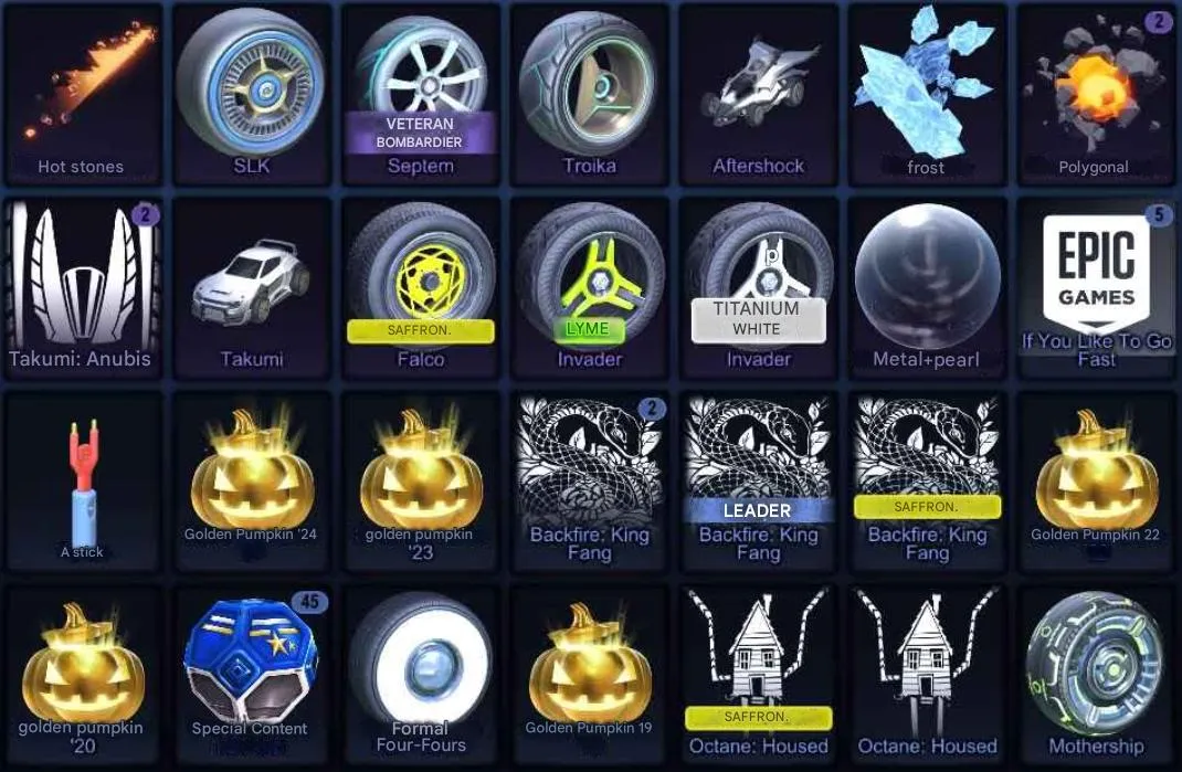 RL974 //Double Fennec, Corvette, High Level 378 Account With Big Inventory (K)