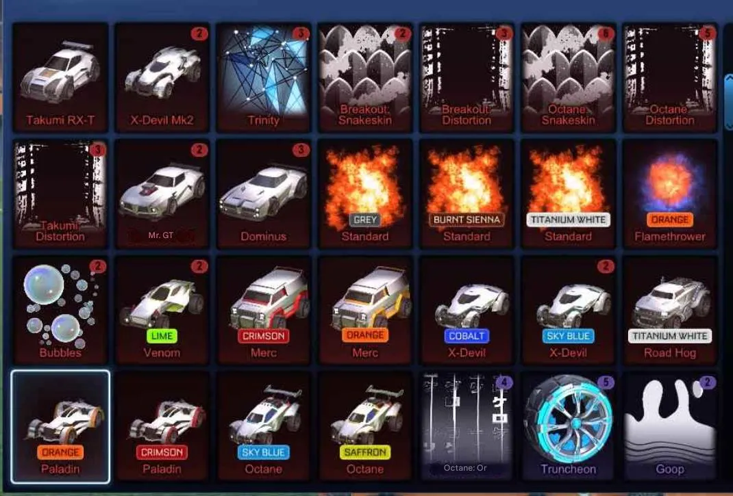 STOCK802 //Purple BM Decals, Fennec, Painted Octanes, 35+ Black Markets (K)