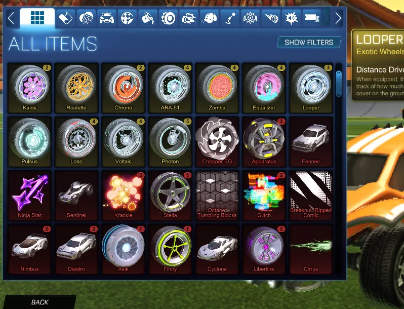 STOCK897 //Fennec Anodized Pearl 30+ Cars Breakout Centio Dominius Octane All Items (K)