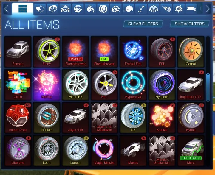 STOCK677 //TW Octane, Fennec, 350+ Drops, Chameleon, Infinium, Draco, Looper, FSL, Gernot (K)