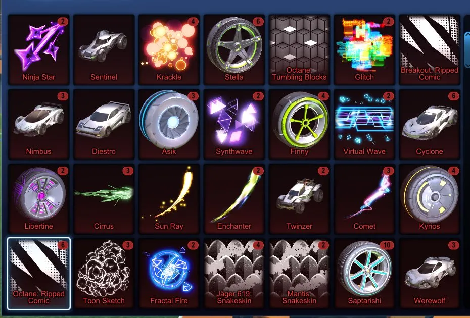 STOCK747 //TW Octane Fennec Forest Green Road Hog Titanium White Octane Breakout Black Market 32 Explosions (K)