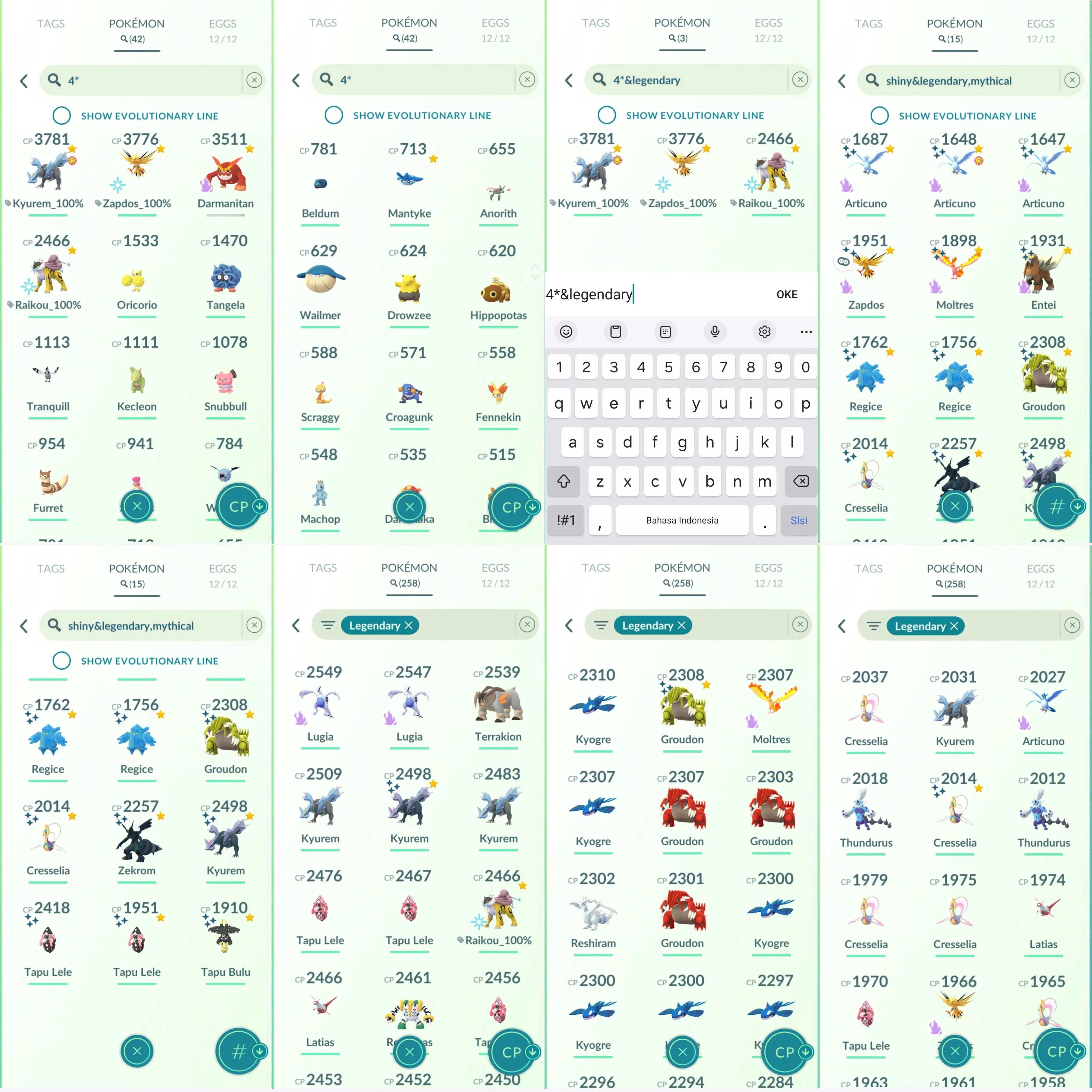 1034 LV47 Kyurem100 Dialga origin roar of time. Shiny: shadow Zapdos, riolu, Capt Pikachu, mega heracross