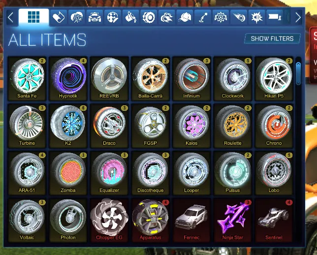 STOCK962 //Fennec Dominus GT Breakout Type S Octane Road Hog XL 200+ Boosts Wheels Exotics Imports (K)