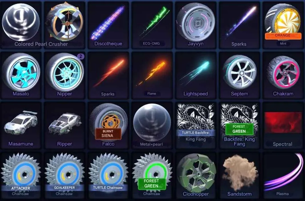 RL979 //Fennec Titanium White, Mamba Titanium White, Black Markets, Event Decals, Goal Explosions (K)