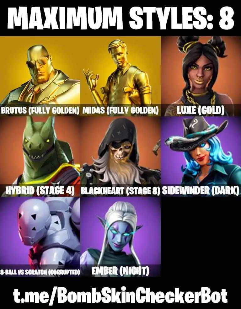 ❤️36 SKINS❤️TRAVIS SCOTT❤️GOLDEN MIDAS❤️MAYA❤️AGENT PEELY❤️SKYE❤️8-BALL(MAX)❤️SIDEWINDER(MAX)❤️HYBRID(STAGE 4)❤️BLACKHEART(STAGE 8)❤️CRYSTAL❤️PEPPERMINT PICK❤️TAKE THE ELF❤️CAN PLAY ON PSN❤️XBOX❤️PC❤️NINTENDO❤️MOBILE❤️700 VBUCKS❤️FULL EMAIL ACCESS❤️