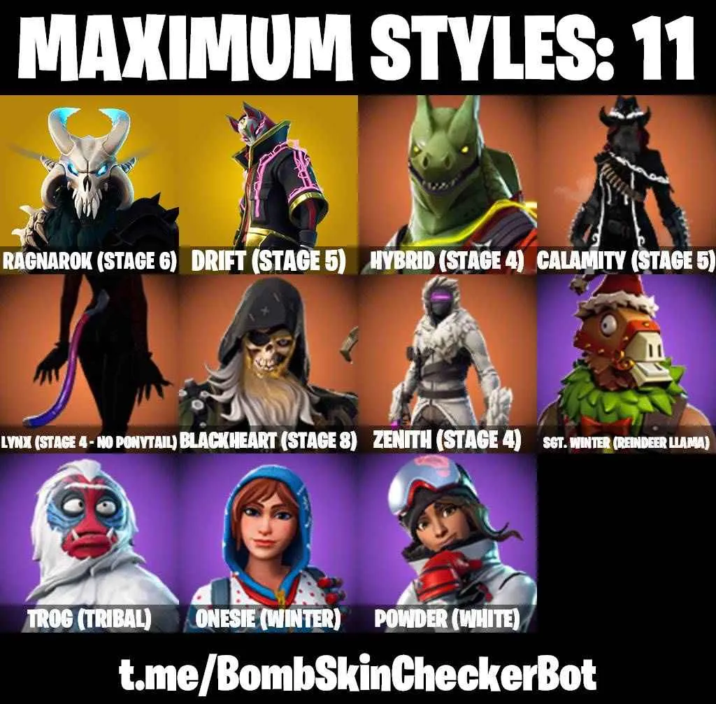 ❤️64 SKINS❤️TRAVIS SCOTT❤️TAKE THE L❤️THE REAPER❤️TRAILBLAZER❤️FREESTYLIN❤️ELITE AGENT❤️HAVOC❤️SUB COMMANDER❤️ORANGE JUSTICE❤️MAYA❤️ZOEY❤️ONESIE(MAX)❤️ROOK❤️DRIFT(STAGE 5)❤️RAGNAROK(STAGE 6)❤️LYNX(STAGE 4)❤️AGENT PEELY❤️VERGE❤️SNOWFLAKE❤️CAN PLAY ON PSN❤️
